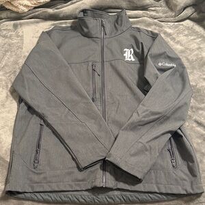 Columbia Men's Rice Owls Charcoal Performance Jacket